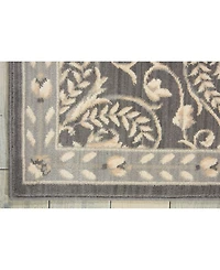 Nourison Home Riviera RI01 Charcoal 2'3" x 8' Runner Rug
