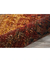 Nourison Home Chroma CRM03 Paprika 5'6" x 8' Area Rug