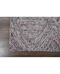 Nourison Home Interlock LNK01 Gray 8' x 10'6" Area Rug