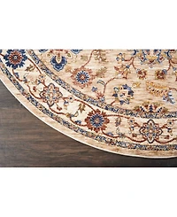 Closeout! Nourison Home Lagos LAG02 Brick 5'3" x 7'6" Area Rug