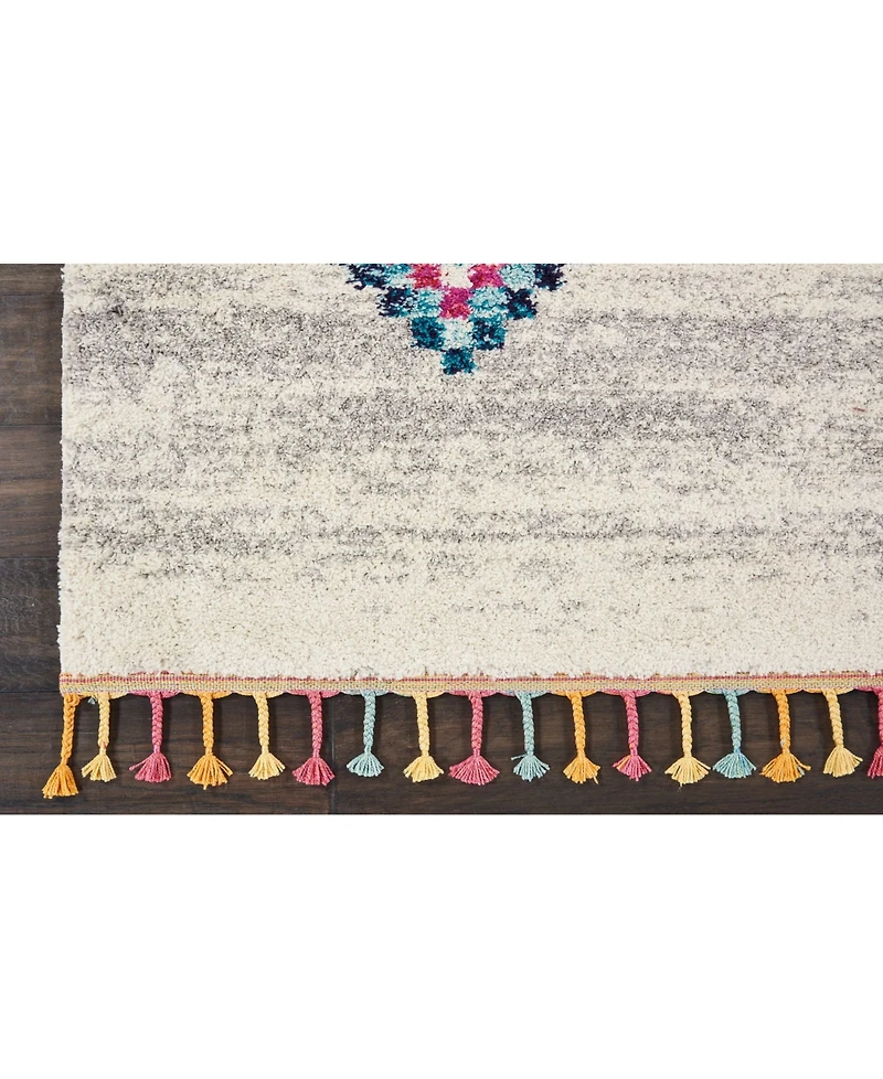 Closeout! Nourison Home Nomad NMD02 Ivory 8'10" x 12' Area Rug
