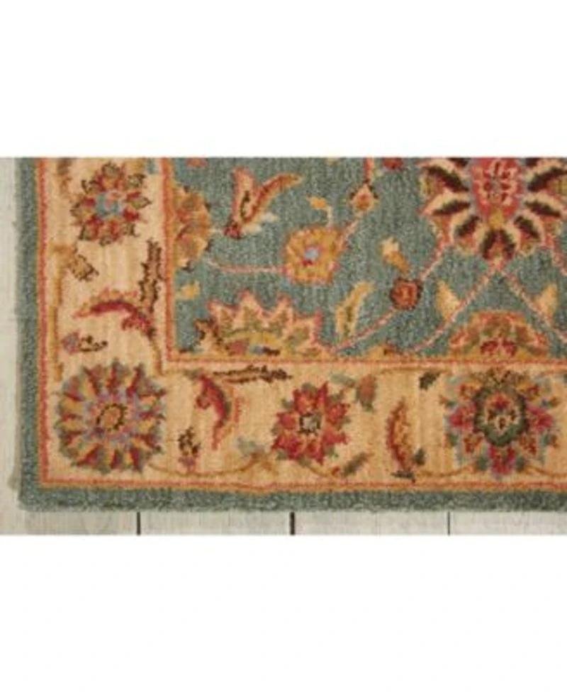 Nourison Home Living Treasures Li05 Aqua Rug