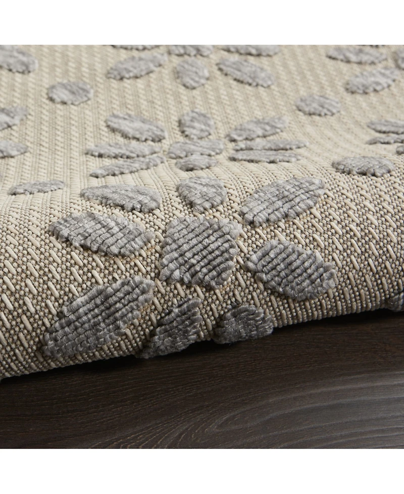 Nourison Home Cozumel CZM03 Cream 2'2" x 10' Runner Rug