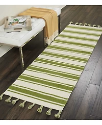 Nourison Home Rio Vista DST01 Ivory 2'3" x 8' Runner Rug