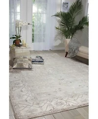 Nourison Home Aldora Ald01 Silver Rug