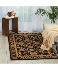 Nourison Home Living Treasures Li05 Black Rug