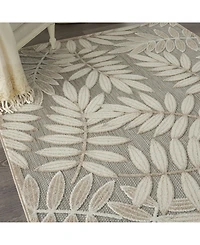 Nourison Home Aloha ALH18 Neutral 6' x 9' Outdoor Area Rug