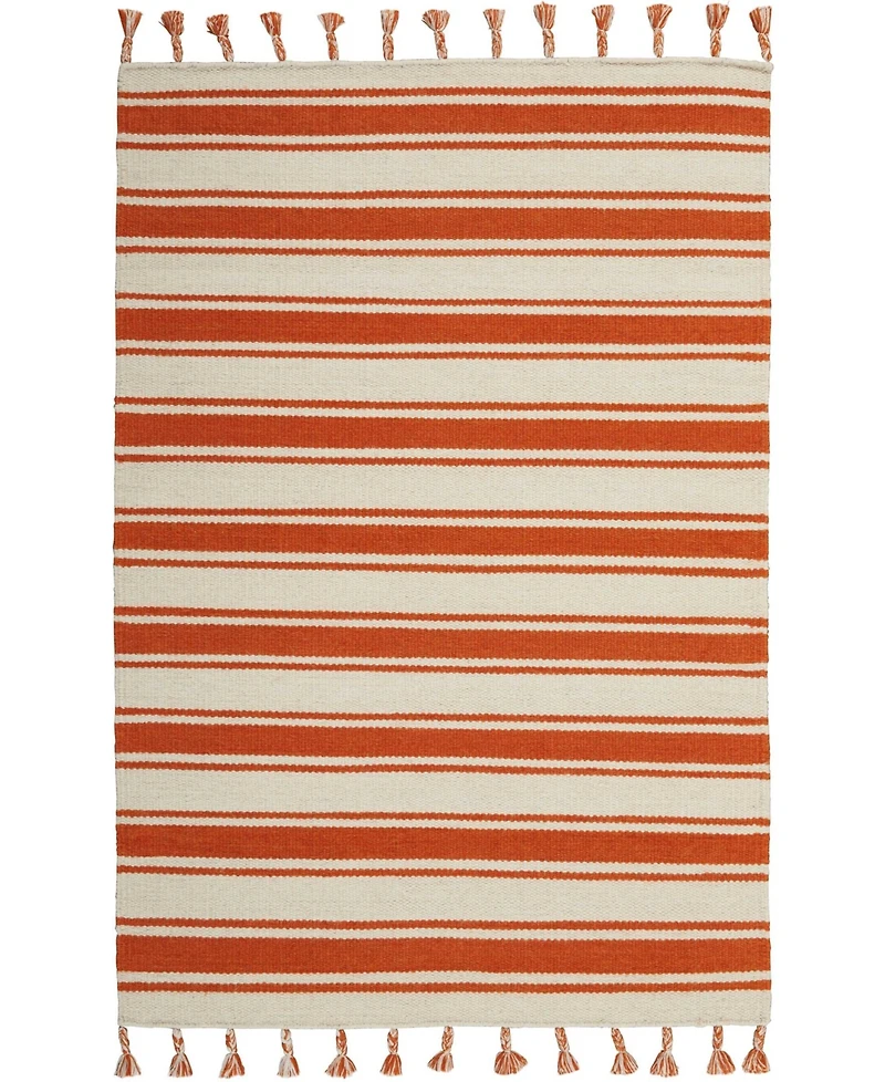Nourison Home Rio Vista DST01 Ivory 4' x 6'6" Area Rug