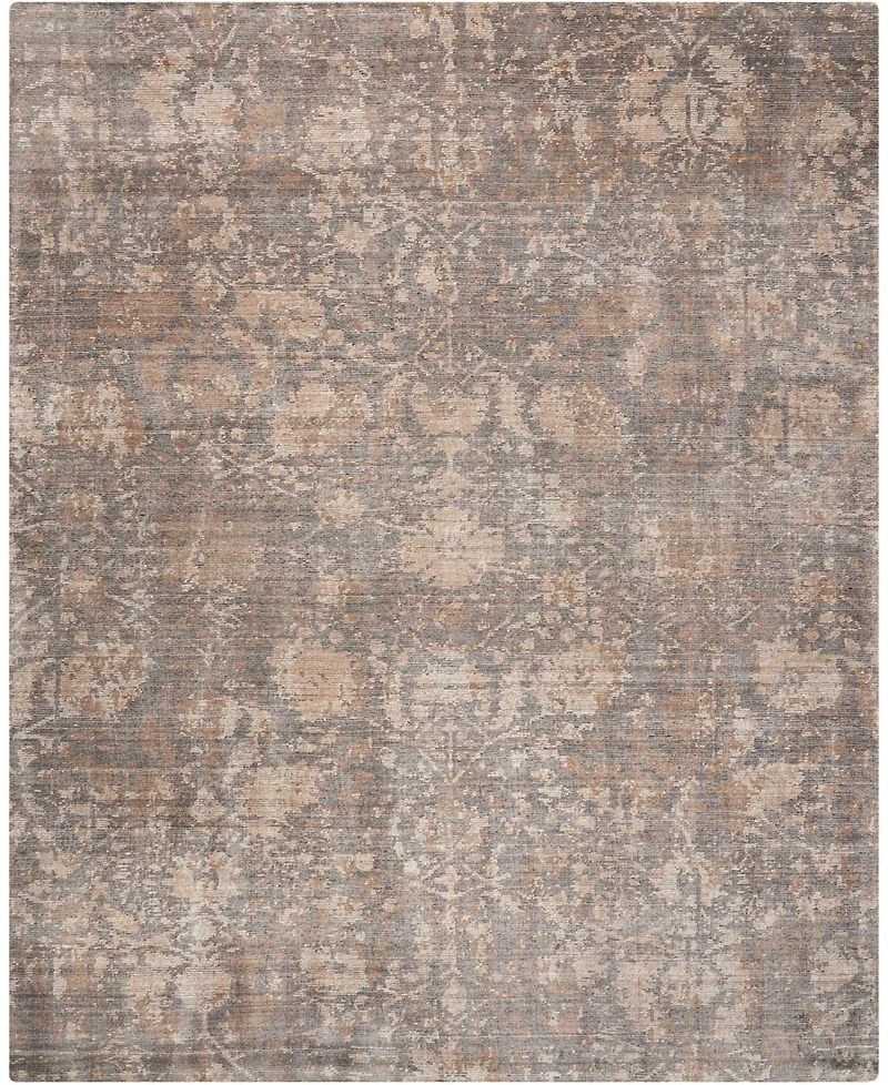 Nourison Home Lucent LCN02 Slate 7'9" x 9'9" Area Rug