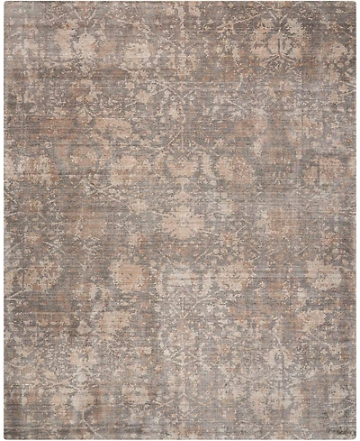 Nourison Home Lucent LCN02 Slate 7'9" x 9'9" Area Rug