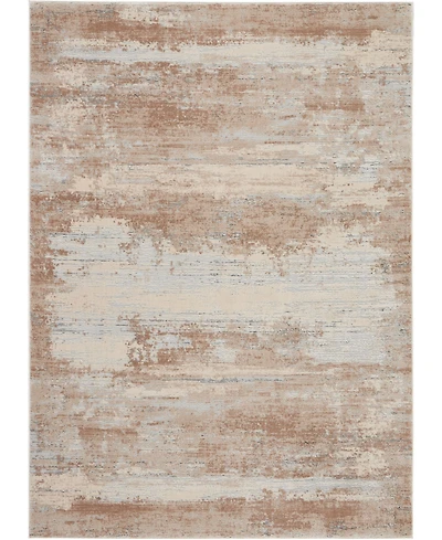 Nourison Home Rustic Textures RUS03 Beige 5'3" x 7'3" Area Rug