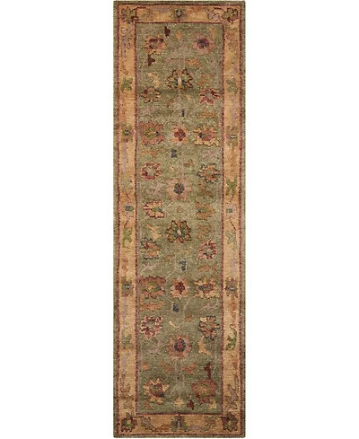 Nourison Home Tahoe TA03 Green 2'3" x 8' Runner Rug