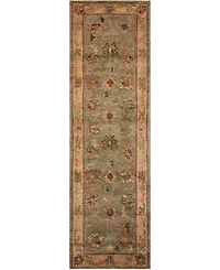 Nourison Home Tahoe TA03 Green 2'3" x 8' Runner Rug