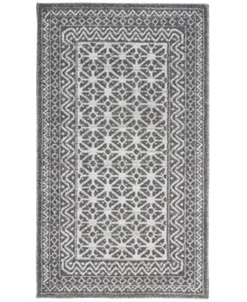 Nourison Home Palermo Pmr02 Charcoal Rug