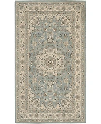 Nourison Home Living Treasures LI15 Aqua and Ivory 2'6" x 4'3" Area Rug