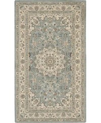 Nourison Home Living Treasures Li15 Aqua Ivory Rug