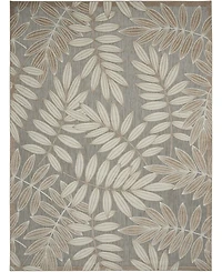 Nourison Home Aloha ALH18 Neutral 6' x 9' Outdoor Area Rug