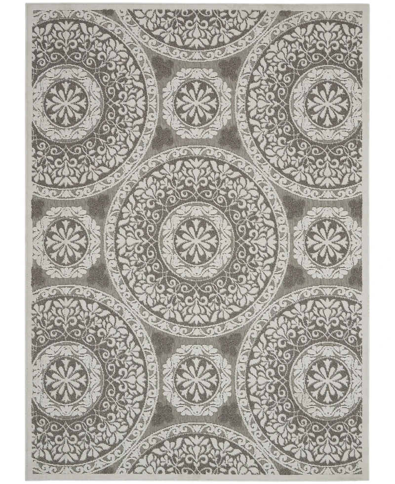 Nourison Home Key Largo KLG03 Taupe 4' x 6' Outdoor Area Rug