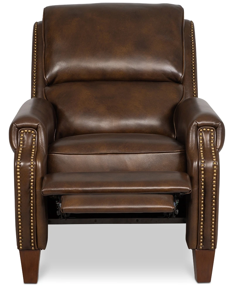 Arianlee Leather Push Back Recliner, Created for Macy's