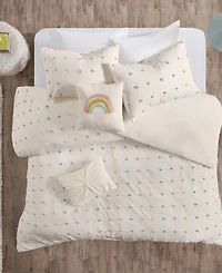 Intelligent Design Callie Pom Pom 4-Pc. Duvet Cover Set, Twin/Twin Xl