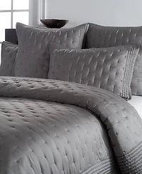 Closeout! Donna Karan Home Essential Silk Quilt, Full/Queen