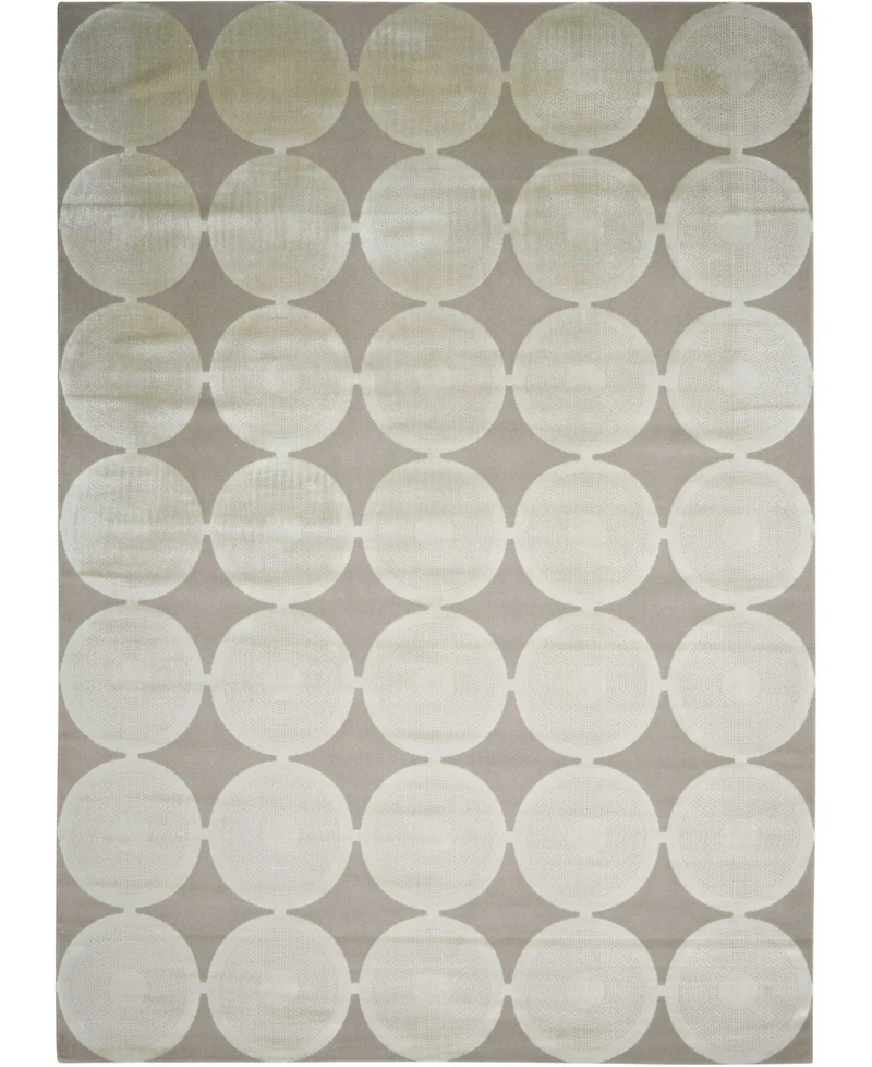 Nourison Home Luminance LUM02 Silver 7'6" x 10'6" Area Rug