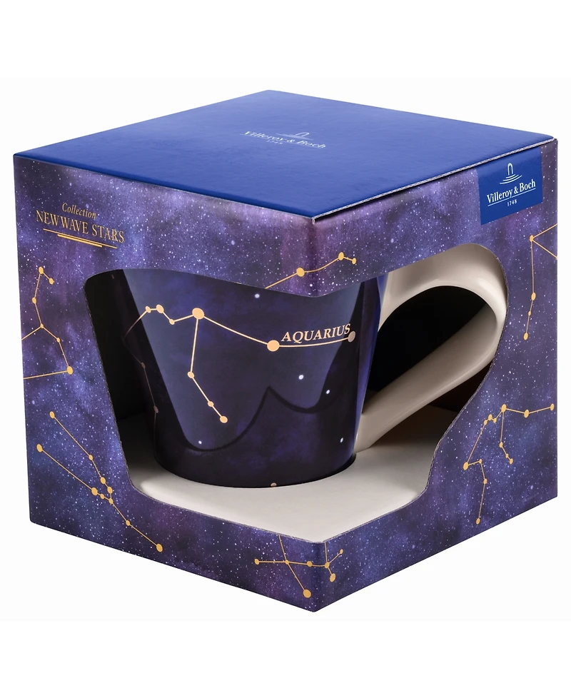 Villeroy & Boch New Wave Stars Mug, Aquarius