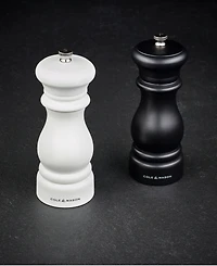 Cole & Mason Southwold Classic Salt & Pepper Mill Gift Set, Black/White