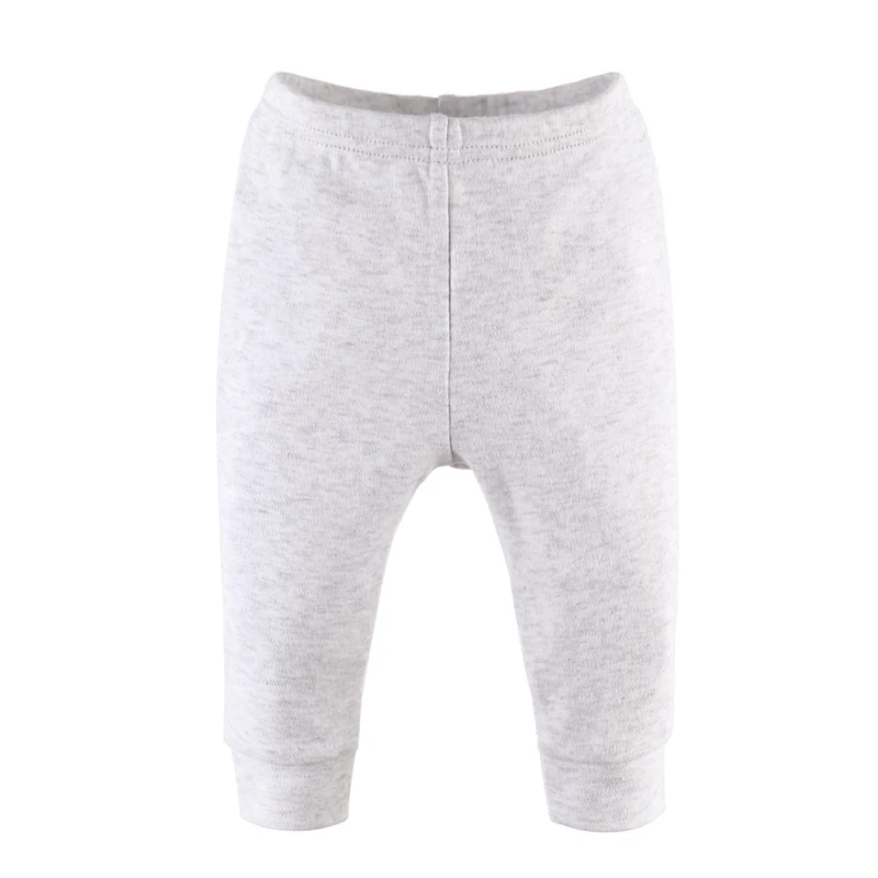 The Peanutshell Baby Boys Pants Set, 5 Pack, Grey Safari Animals