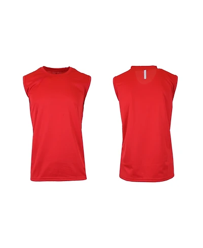 Galaxy By Harvic Men's Moisture-Wicking Wrinkle Free Performance Muscle Tee