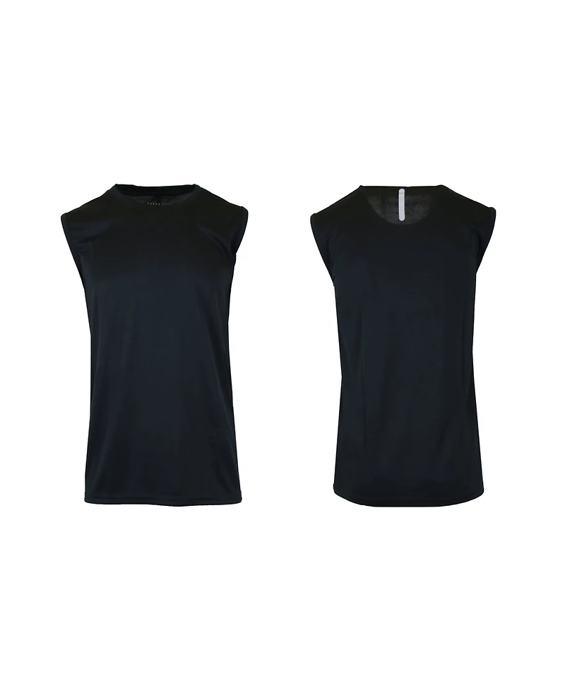Galaxy By Harvic Men's Moisture-Wicking Wrinkle Free Performance Muscle Tee