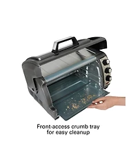 Hamilton Beach Easy-Reach Toaster Oven with Roll-Top Door - 31126D