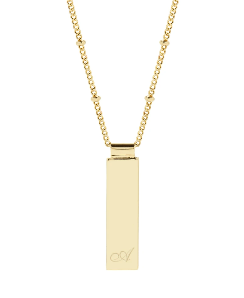 brook & york Maisie Initial Gold-Plated Pendant Necklace - Gold