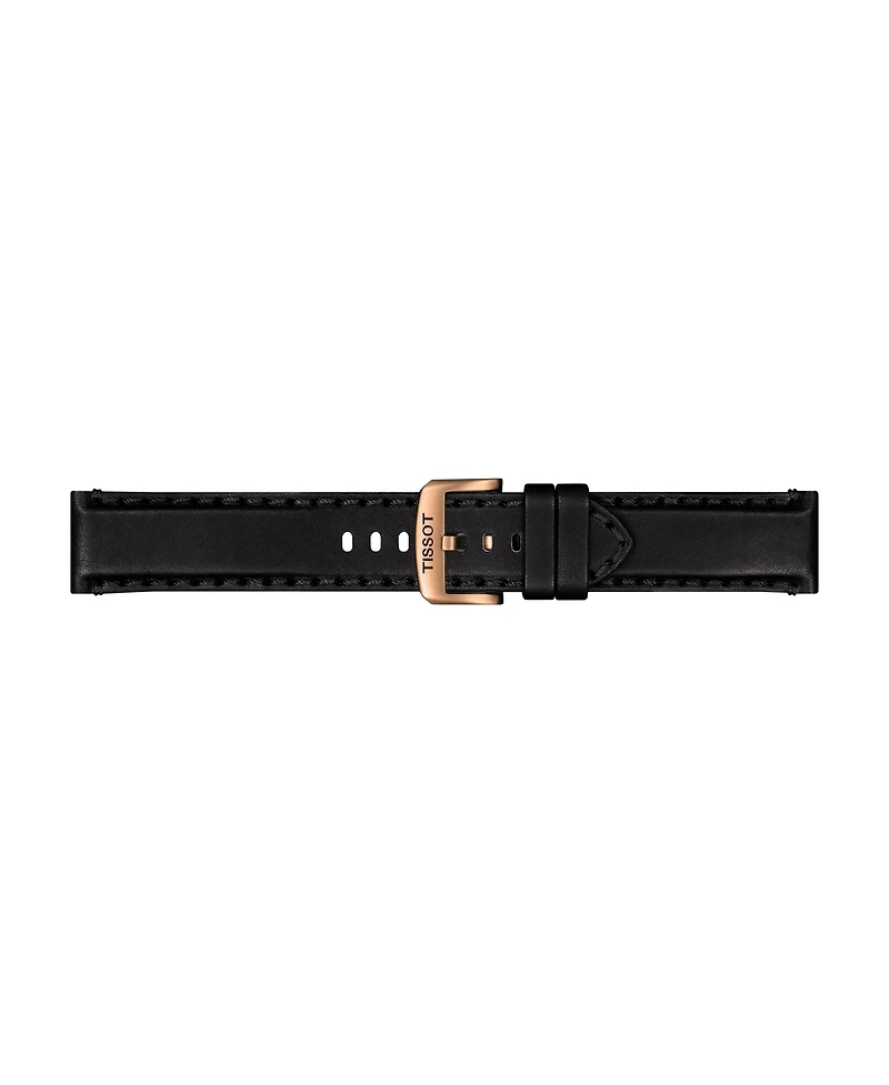 Tissot Men's Swiss Chronograph Supersport T-Sport Black Leather Strap Watch 46mm