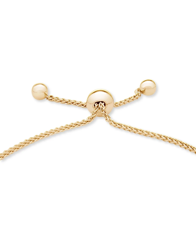 Diamond Row Bolo Bracelet (3/4 ct. t.w.) in Sterling Silver or 14k Gold-Plated Sterling Silver