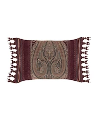J Queen New York Garnet Boudoir Decorative Pillow, 15" x 23"
