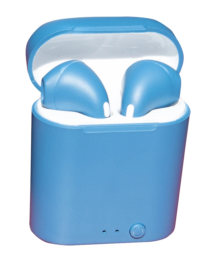 Ztech Unisex Led Touch Watch and Wireless Headphones with Portable Charging Case Set