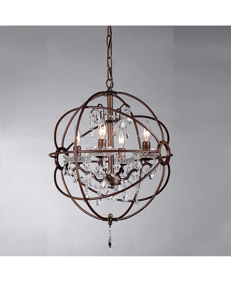 Home Accessories Edwards 17" 4-Light Indoor Chandelier with Light Kit