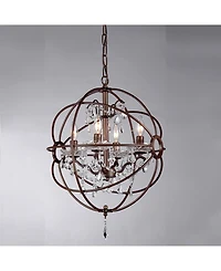 Home Accessories Edwards 17" 4-Light Indoor Chandelier with Light Kit