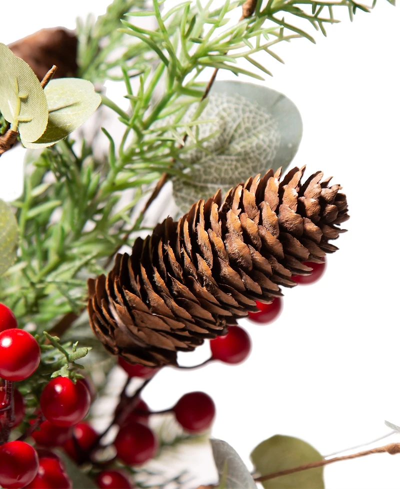 Glitzhome Christmas Floral Table Tree decor