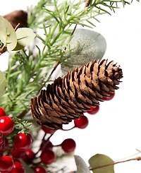 Glitzhome Christmas Floral Table Tree decor