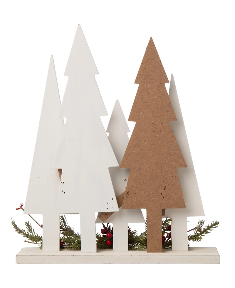 Glitzhome Wooden Christmas Tree Table decor
