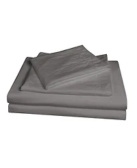 Cathay Home Inc. Microfiber Washed Crinkle Duvet Cover Set, Full/Queen