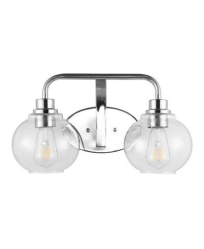 Jonathan Y Sandrine 2-Light Cottage Rustic Led Vanity Light