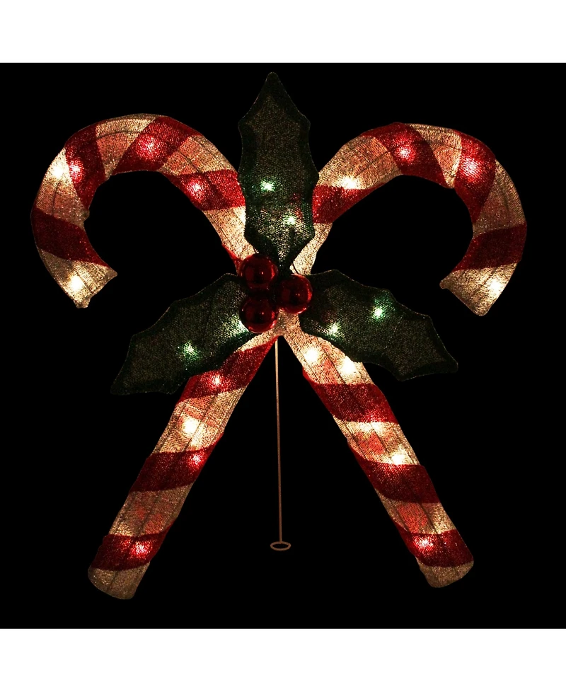 Northlight Double Candy Cane Lighted Outdoor Christmas Decor