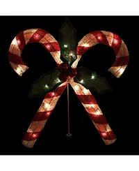 Northlight Double Candy Cane Lighted Outdoor Christmas Decor