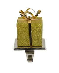 Northlight Glitter Gift Box Christmas Stocking Holder
