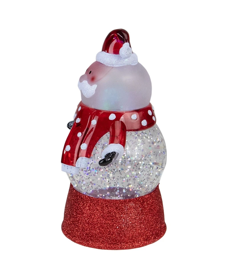 Northlight Santa Claus Led Lighted Swirling Glitter Water Globe Christmas Table top Decoration