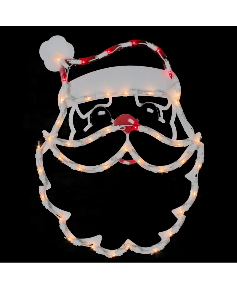 Northlight Lighted Santa Claus Christmas Window Silhouette