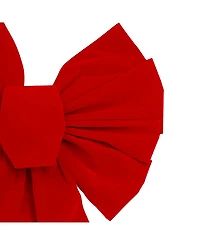 Northlight 9-Loop Velveteen Christmas Bow Decoration
